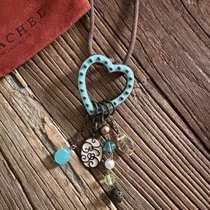 Longaberger So Rachel Tack Heart Necklace